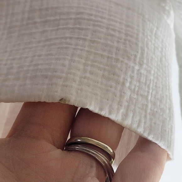 ❤️ 3 For $35 NEW Rachel Comey mock neck frame boxy top blouse shirt white 0 - Picture 3 of 12